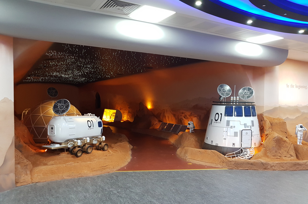 Uzay Kampı - Mars Sergi Alanı 