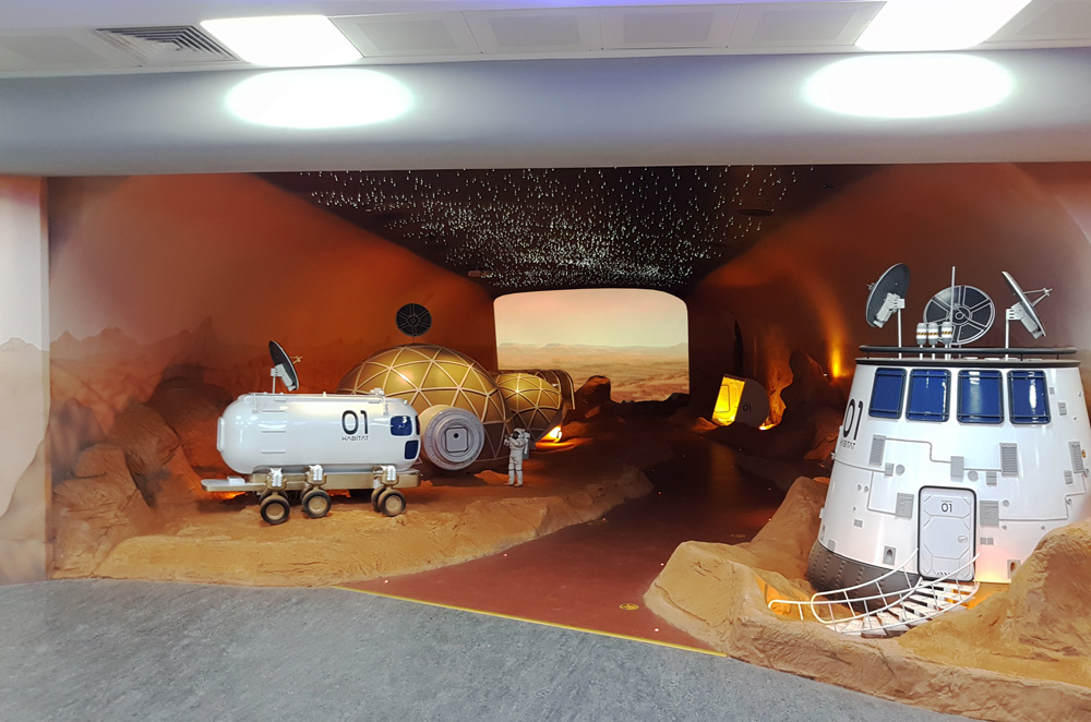 Uzay Kampı - Mars Sergi Alanı 
