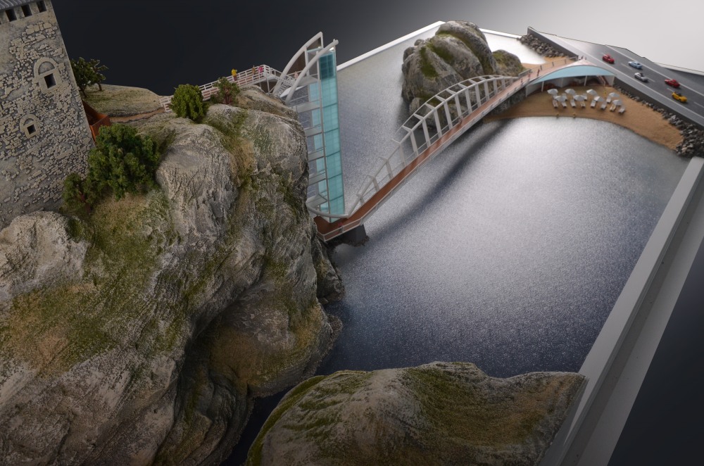 Şile Ocaklı Ada Köprü ve Kalesi 1/100 ölçek
